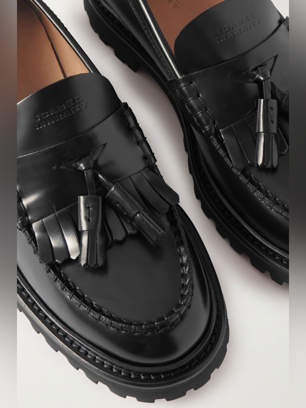 Isabel Marant Black Frezza Loafers 39
